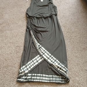 Chico's olive maxi dress